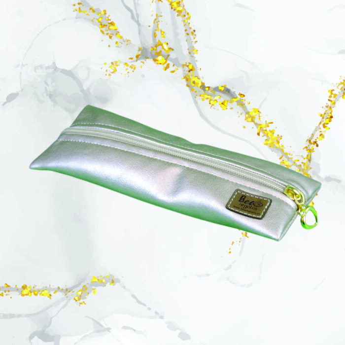 Mini Pouch ATELIER CUERO SINTÉTICO CHAMPAGNE