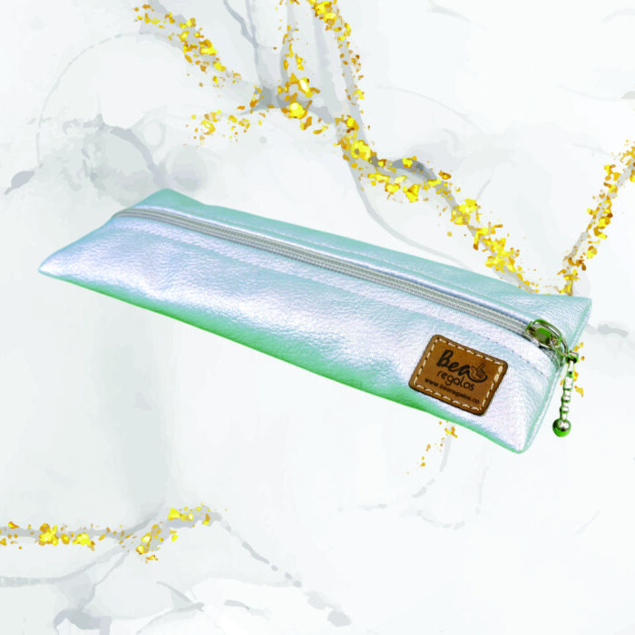 Mini Pouch ATELIER CUERO SINTÉTICO LUNA FRÍA