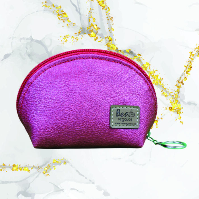 Mondero Media Luna Esencia cuero sintético Rubí