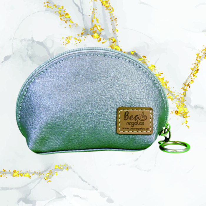 Monedero Media Luna cuero sintético Esencia Grafito