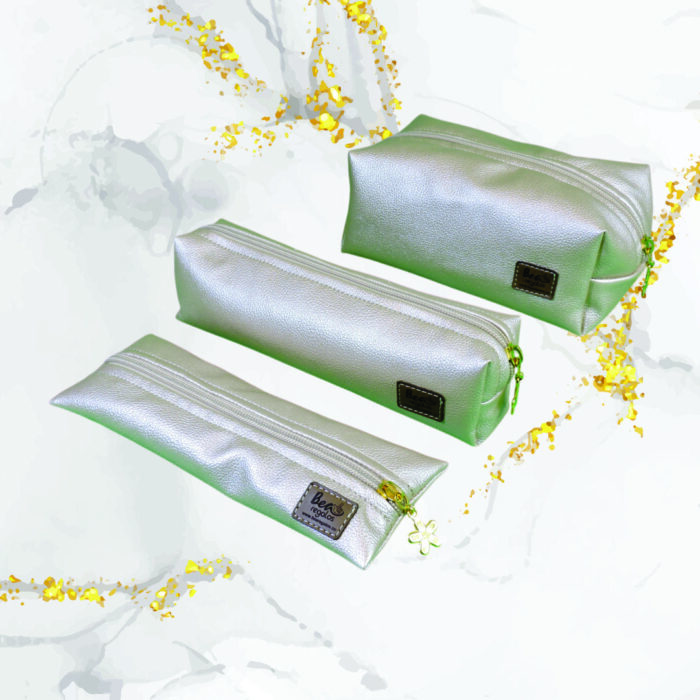 TRIO ATELIER CUERO SINTÉTICO CHAMPAGNE