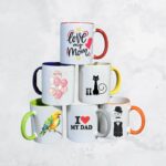 Mug asa e interior de color 11 OZ