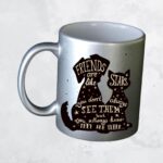 Mug Metálico Plateado 11 OZ
